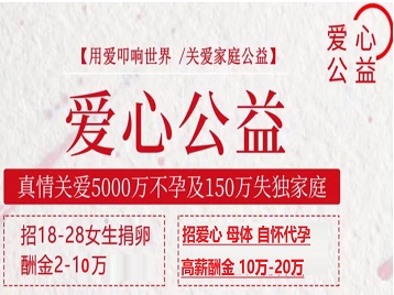 清流捐卵助孕生子 爱心志愿者招募